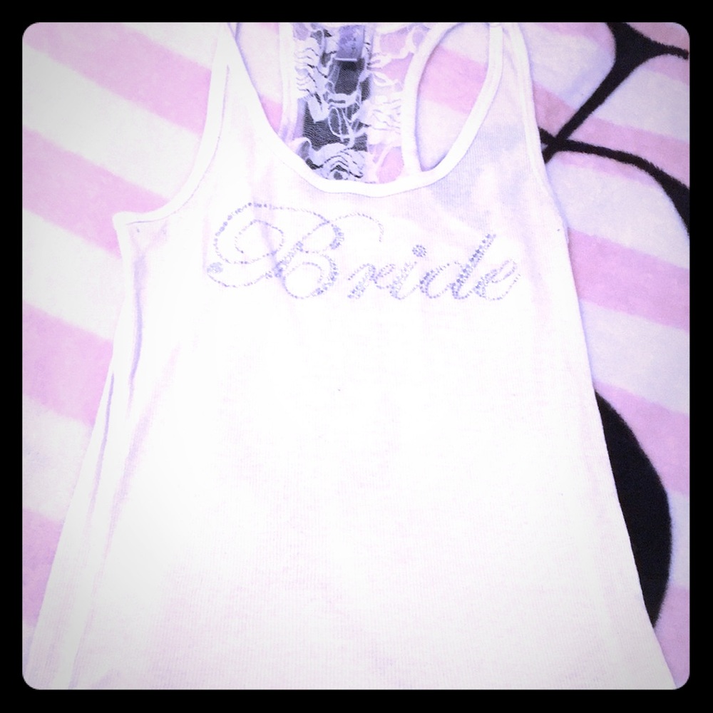 Bride bling tank